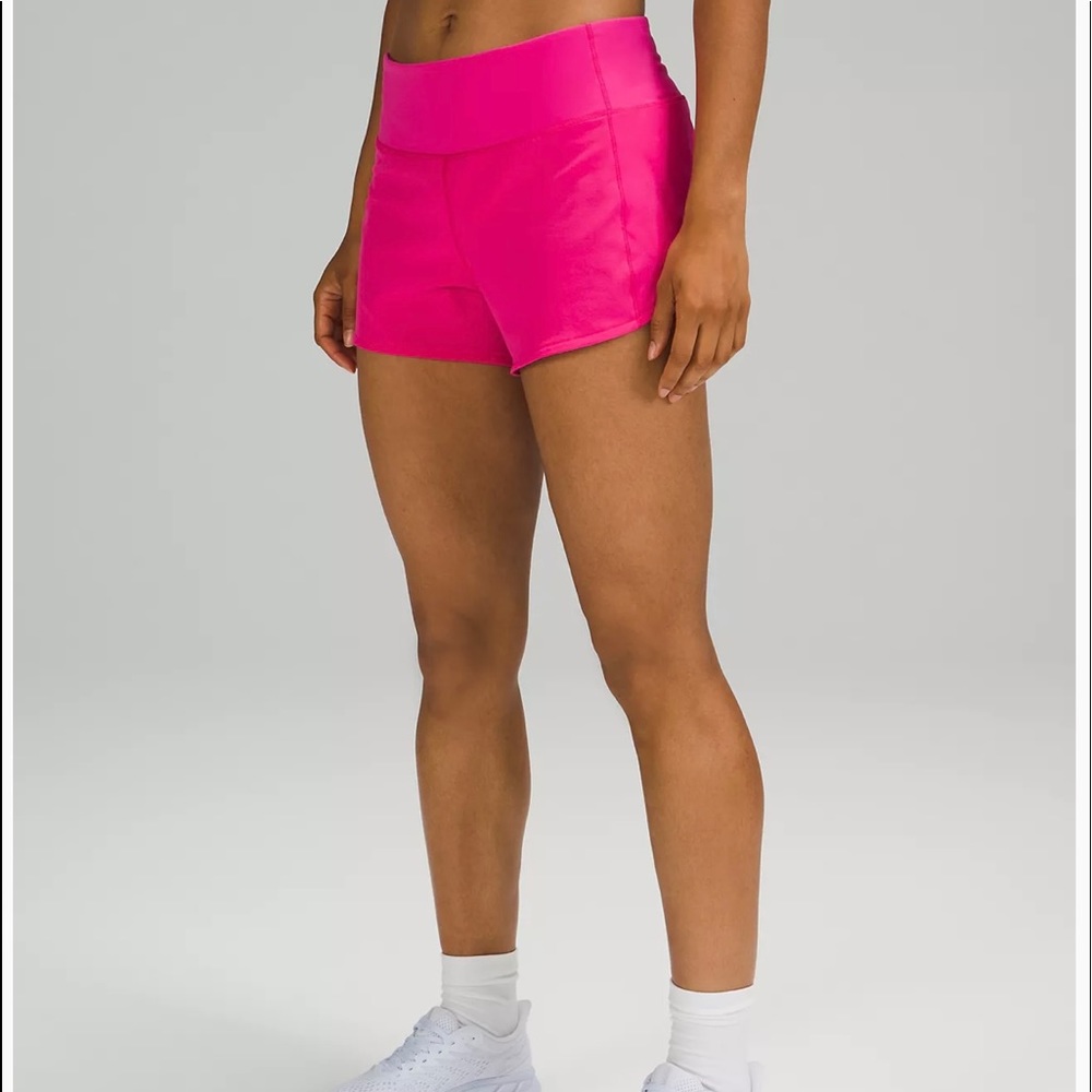 Lululemon Sonic Pink shorts
